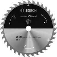 Bosch Accessories Bosch Power Tools 2608837682 Hardmetaal-cirkelzaagblad 165 x 15.875 mm Aantal tanden: 36 1 stuk(s) - thumbnail