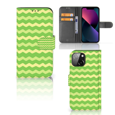 iPhone 13 Mini | Telefoon Hoesje | Waves Green iPhone 13 Mini | Telefoon Hoesje | Waves Green
