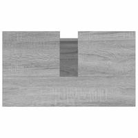 Badkamerkast 58x33x60 cm bewerkt hout grijs sonoma eikenkleurig - thumbnail