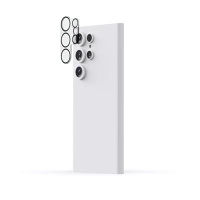 Hama Camerabescherming voor Samsung Galaxy S25 Ultra (Samsung lensbescherming, schokbestendig, cameraglas 9H, beschermfolie, case-friendly, cameraafdekking, krasbestendig, pantserglas S25 Ultra zonder