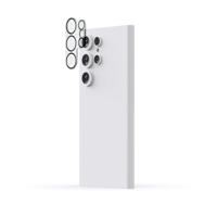 Hama Camerabescherming voor Samsung Galaxy S25 Ultra (Samsung lensbescherming, schokbestendig, cameraglas 9H, beschermfolie, case-friendly, cameraafdekking, krasbestendig, pantserglas S25 Ultra zonder - thumbnail