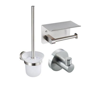 Fortifura Calvi - toiletrolhouder - met plateau - Geborsteld RVS PVD (RVS) SW1183054/SW639927/SW639930