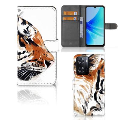 Hoesje PPO A57 | A57s | A77 4G Watercolor Tiger