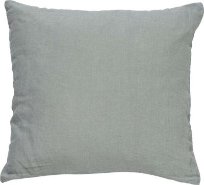 Dutch Decor linn sierkussen 45x45cm 100% linnen effen kleur jadeite lichtgroen inclusief binnenkussen