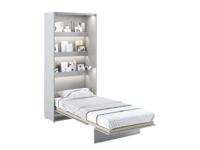 Opklapbed CONCEPTION PRO 90x200 cm mat grijs (verticaal) met matras - thumbnail