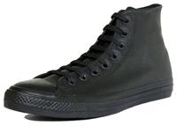 Converse All Stars Leather Hoog 135251C Zwart-35 maat 35 - thumbnail