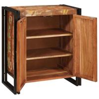 Nachtkastje Multikleur 38 x 33 x 58 cm massief gerecycled hout - thumbnail