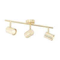 QAZQA Moderne plafondlamp messing 3-lichts verstelbaar - Jeana - thumbnail