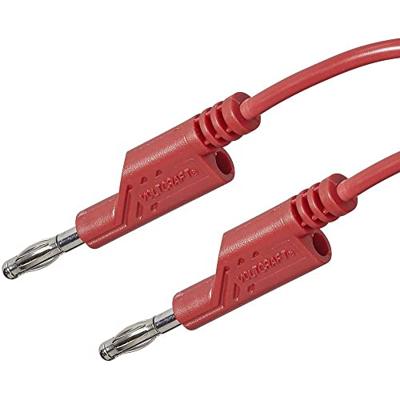 VOLTCRAFT Meetsnoer Banaanstekker 4 mm Banaanstekker 4 mm 1.00 m Rood 1 stuk(s)