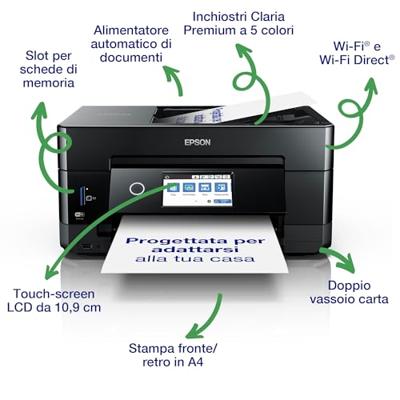 Epson Expression Premium XP-7100 All-in-one inkjet printer Zwart - thumbnail