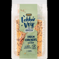 Jumbo Lekker Vrij van Gluten Zaden Crackers 7 Stuks - thumbnail