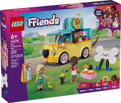 LEGO Friends bestelwagen met dierenaccessoires 42678