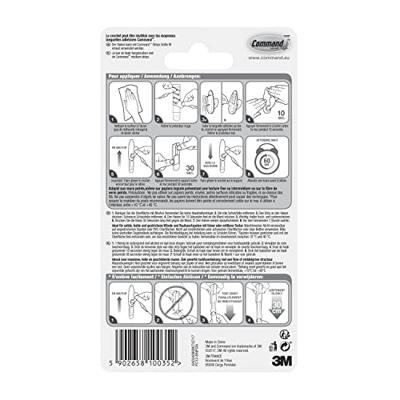 3M Command ® medium metalen haak „klassiek” (l x b x h) 83 x 32 x 32 mm Nikkel (geborsteld) Inhoud: 1 stuk(s)