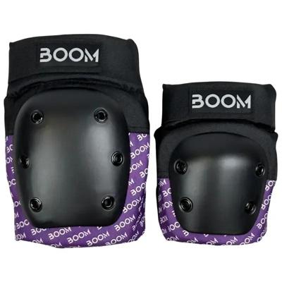 boom double pad set m purple