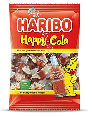 Snoep haribo happy cola zak 250gr | 10 stuks