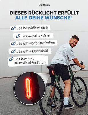 Büchel Achterlicht micro lens cob stop tech