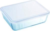 PYREX - 243P000 / 7046 - Rechthoekige schaal met deksel - 25cm * 19 cm - Pyrex Cook & Freeze - thumbnail