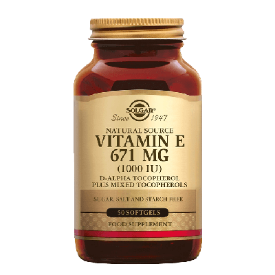 Solgar Vitamins - Vitamin E 671 mg (1000 IU) Complex Solgar Vitamins - Vitamin E 671 mg (1000 IU) Complex