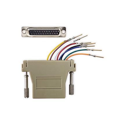 Nedis Seriele Adapter | Adapter | D-SUB 25-Pins Female | RJ45 Female | Vernikkeld | Ivoor | Doos - CCGB52822IV