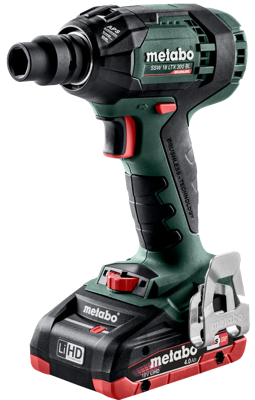 Metabo SSW 18 LTX 300 BL 602395800 Accu-slagmoersleutel 18 V Aantal meegeleverde accus: 2 Li-ion Incl. 2 accus, Incl. koffer