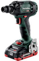 Metabo SSW 18 LTX 300 BL 18V LiHD Accu slagmoersleutel set 2 x 4.0Ah accu in Koffer - 300Nm - 1/2" - koolborstelloos | 602395800 - 602395800 - thumbnail