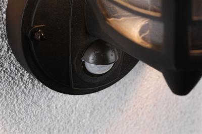 Paulmann 94647 LED-buitenlamp met bewegingsmelder (wand) E27 Zwart