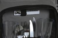 Picknickset DKD Home Decor 28,5 x 20 x 39 cm Donker grijs - thumbnail