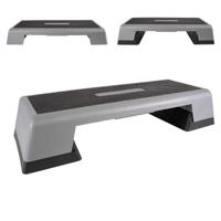 RS Sports Aerobic stepper Professioneel l 3 hoogtes l zwart / grijs - thumbnail