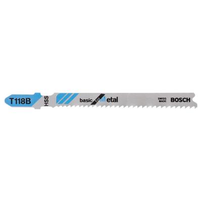 Bosch Accessoires Decoupeerzaagblad T 118 B Basic for Metal 100st - 2608631965