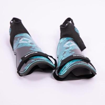 Stanno 482121 Liga IV Shin Guards - Black-Blue - M