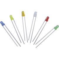 TRU COMPONENTS LED-3-BLINK-GRÜN/GELB-100 Bedrade LED Groen, Geel Rond 3 mm 100 mcd 60 ° 20 mA - thumbnail