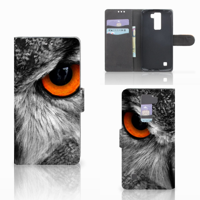 LG K8 Telefoonhoesje met Pasjes Uil - thumbnail