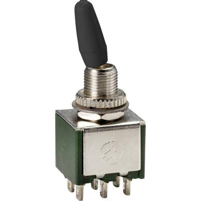 TRU COMPONENTS TC-9218548 Tuimelschakelaar 250 V/AC 2 A 2x aan/aan Continu 1 stuk(s)