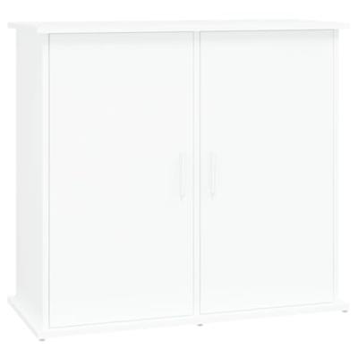 Aquariumstandaard 81x36x73 cm bewerkt hout wit - thumbnail