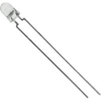 Vishay TLHO4200 Bedrade LED Oranje Rond 3 mm 10 mcd 44 ° 30 mA 2.4 V - thumbnail