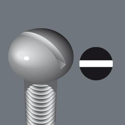 Wera 3335 Zaagsnede-schroevendraaier, RVS, 1.0 x 5.5 x 125 mm - 1 stuk(s) - 05032004001 - thumbnail