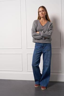 Annabel spark sweater - grey melange - 13076