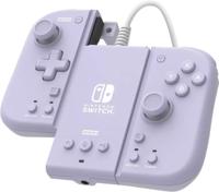 Hori Split Pad Compact Attachment Set (Violetto Lavanda) Ergonomische controller voor de draagbare modus met bekabelde adapter voor Nintendo Switch/OLED - Officieel gelicentieerd product van Nintendo - thumbnail