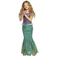 Boland kinderkostuum zeemeermin prinses, 4-6 jaar - thumbnail