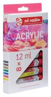 Acrylverfset Talens Multicolour 12 ml 8 Onderdelen - thumbnail