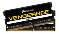 Corsair 32GB (2x16GB) DDR4 Werkgeheugenmodule voor laptop DDR4 32 GB 2 x 16 GB 2666 MHz 260-pins SO-DIMM CMSX32GX4M2A2666C18 - thumbnail