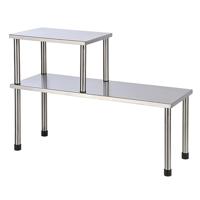 HI keukenrek 2 schappen zilverkleurig - thumbnail