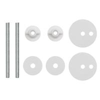 VidaXL Toiletbril met deksel waterdruppel mdf blauw - thumbnail