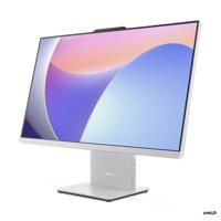 Lenovo IdeaCentre Desktop-PC All-in-One, display 27 inch FHD, AMD Ryzen 5 7535HS, 512 GB SSD, RAM 16 GB, laadstation voor smartphone, draadloos, speakers, WiFi 6, Windows 11 H, draadloos toetsenbord + - thumbnail