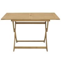 Tuintafel inklapbaar 120x70x75 cm massief acaciahout - thumbnail