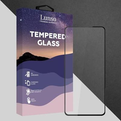 Lunso - Samsung Galaxy S23 Plus - Gehard Beschermglas - Full Cover Screenprotector - Black Edge Lunso - Samsung Galaxy S23 Plus - Gehard Beschermglas - Full Cover Screenprotector - Black Edge