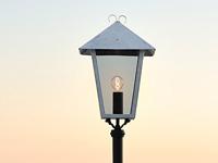 Vloerlamp Benu groot met gegalvaniseerd armatuur - thumbnail