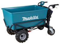 Makita dcu605z accu kruiwagen met laadbak | body | 2x 18v | zonder accu's & laders - thumbnail