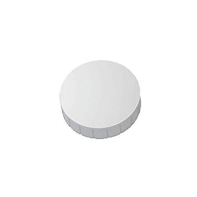 MAUL magneet Solid, 38 mm, trekkracht 2,5 kg, doos van 10 stuks, wit