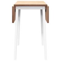 Eettafel massief hout wit rubber - thumbnail